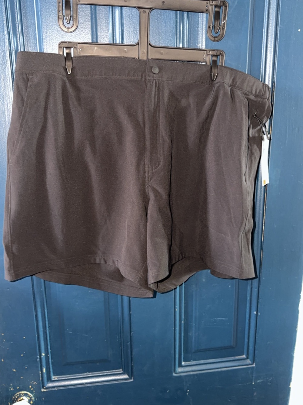 Men's Black Athletic Performance Shorts